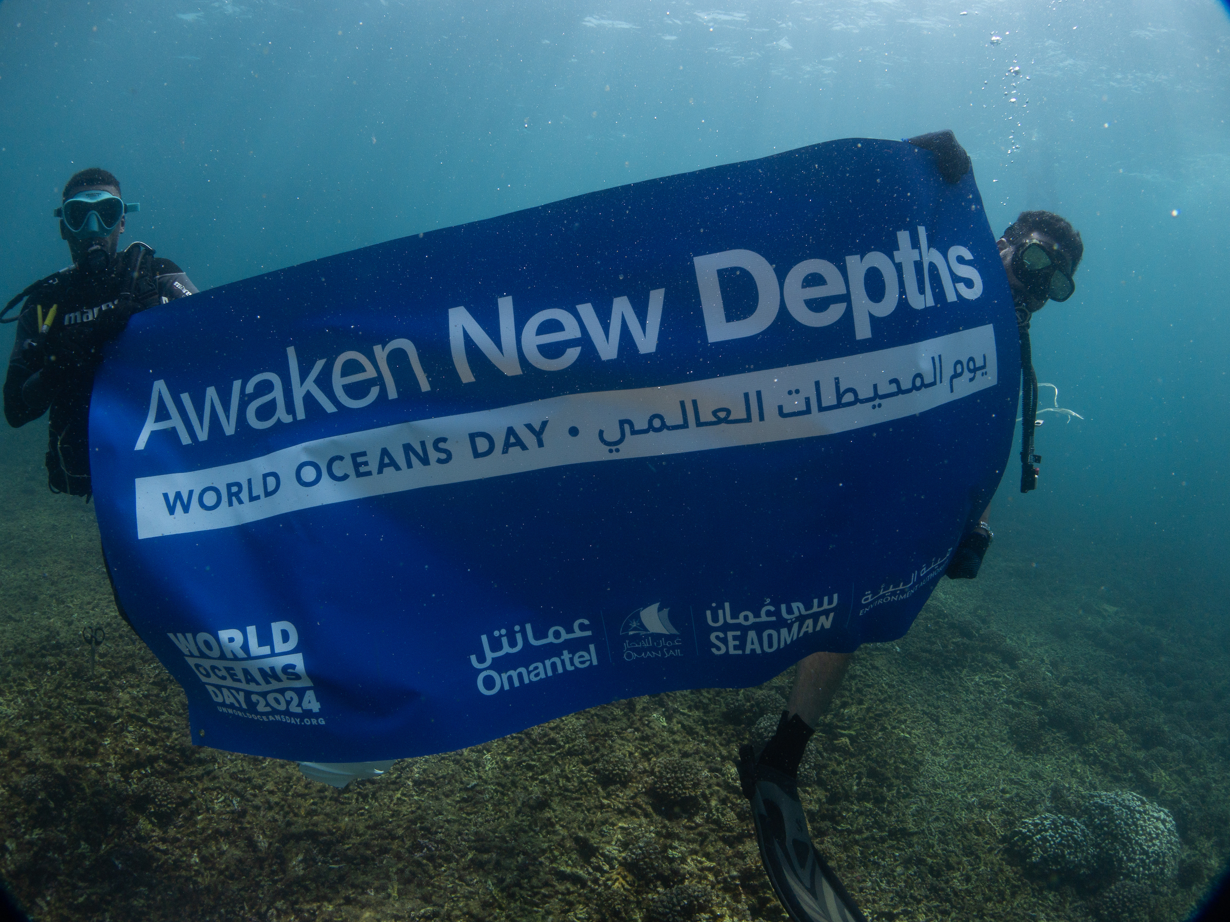 Oman Sail and Omantel mark World Ocean Day 2024 with underwater clean-up at Dimaniyat Islands Nature Reserve reefs